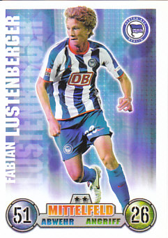 Fabian Lustenberger Hertha Berlin 2008/09 Topps MA Bundesliga #8